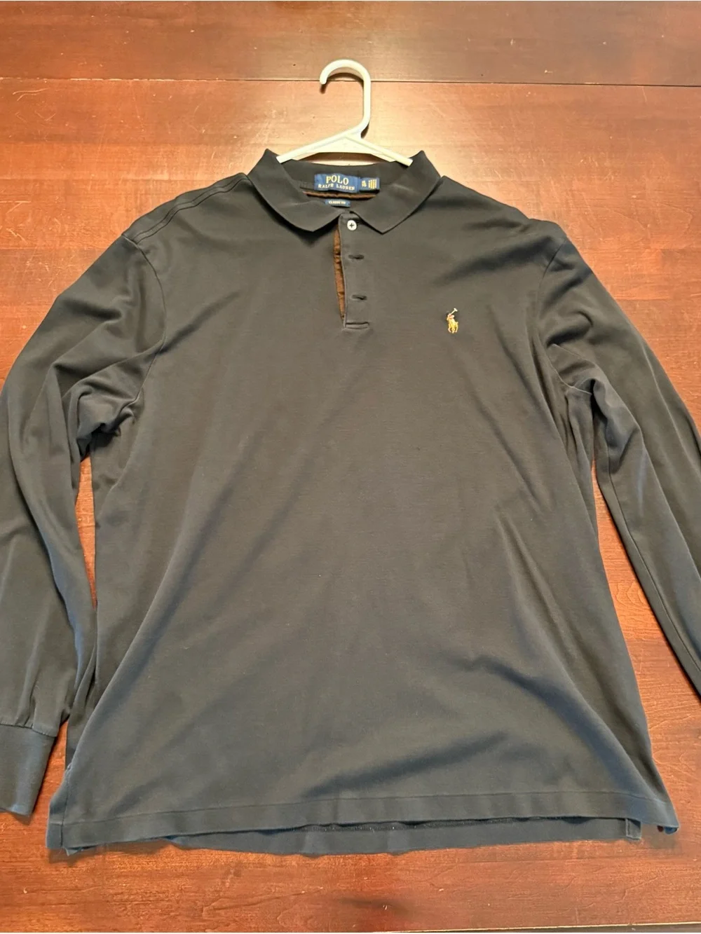 Polo Ralph Lauren Long Sleeve Polo Shirt | Men’s XL | Black | Classic Fit